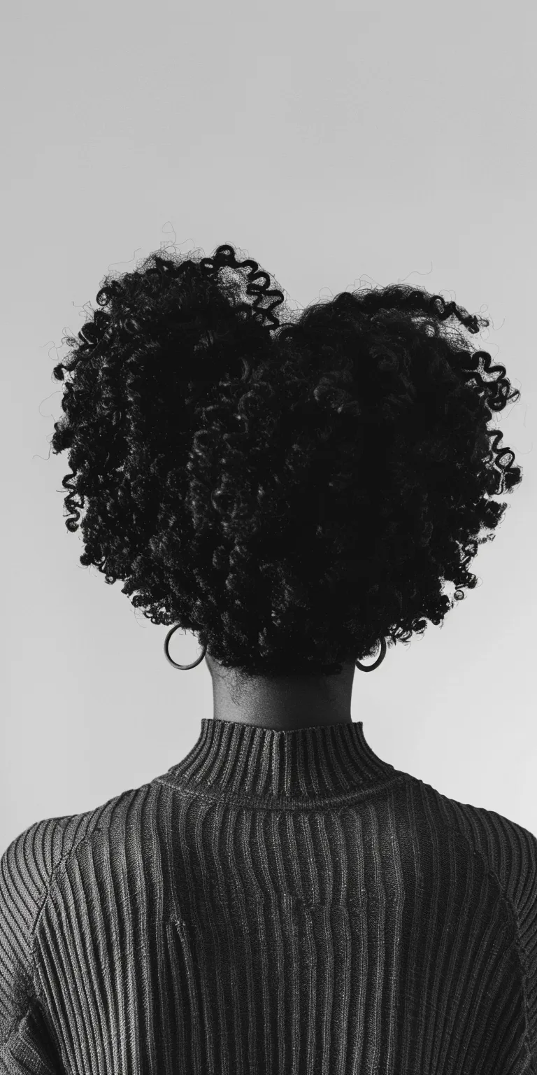 short afro hairstyles Kinky hair, Afro puffs, Digital perm, Asymmetric cut, Short brush cut