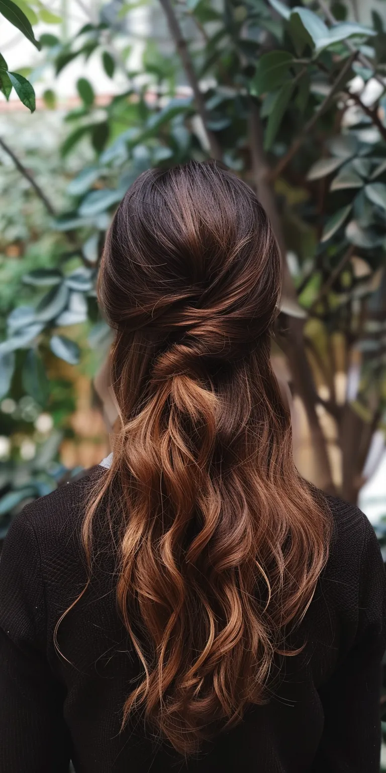 hair styles for long Waterfall braids, French braid, Braid, Layered hair, twist