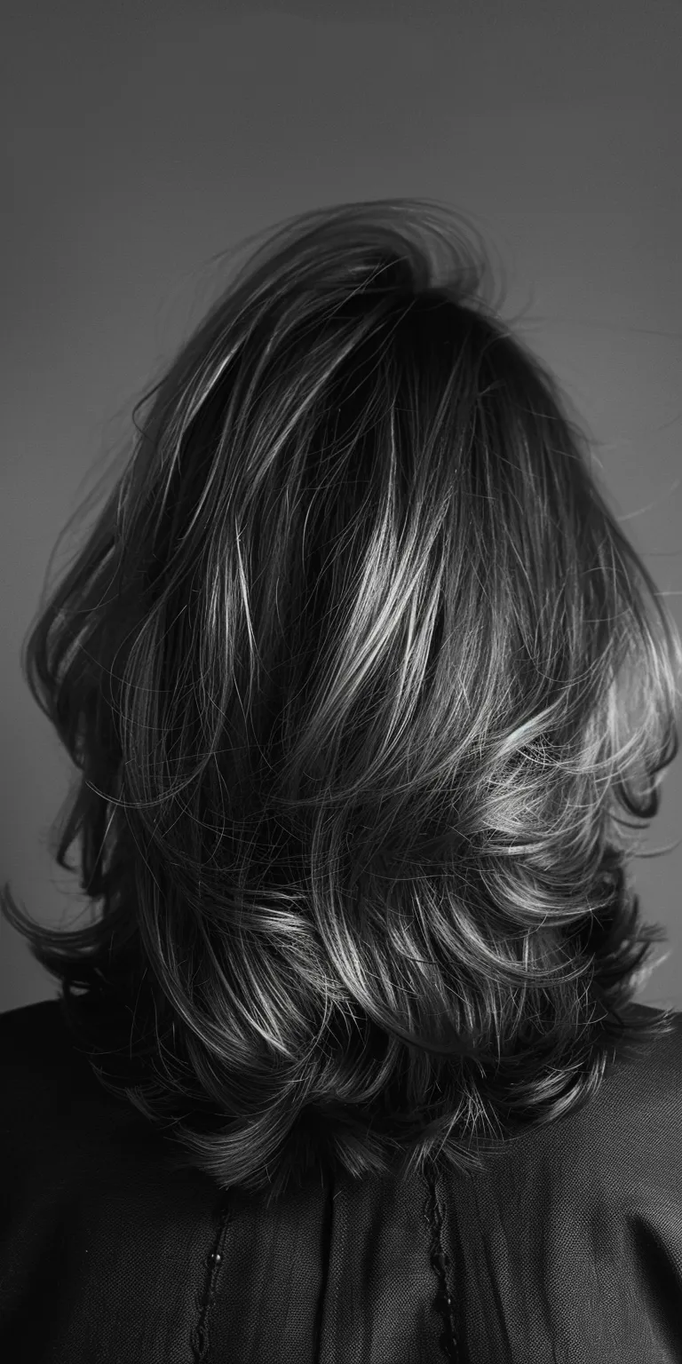 layered hairstyles Layered hair, Asymmetric cut, Bob Ringlets, Chignon