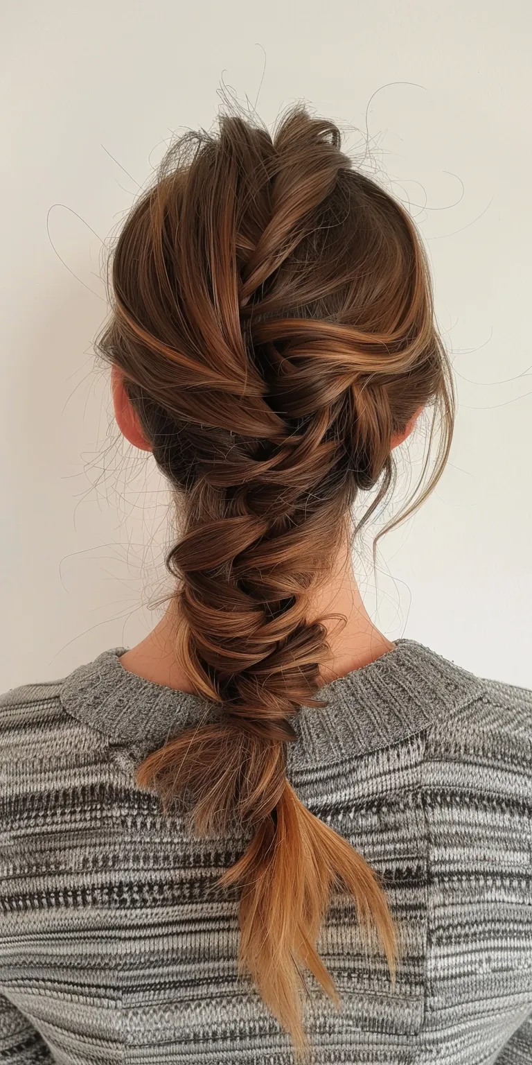 fun hairstyles Waterfall braids, French braid, twist, Updo, Braid