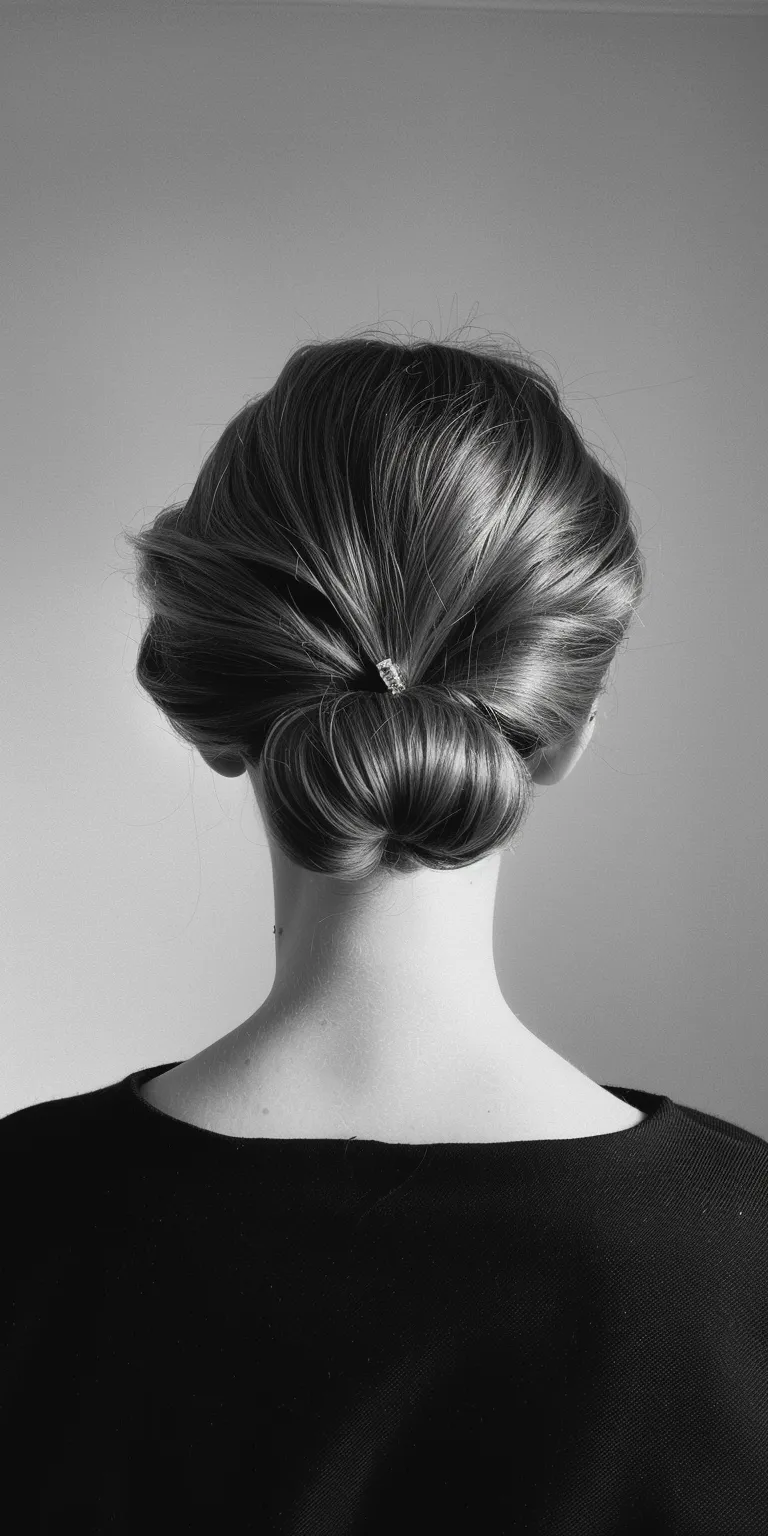 style cuts Chignon, Updo, French twist, Ballerina bun, Finger wave