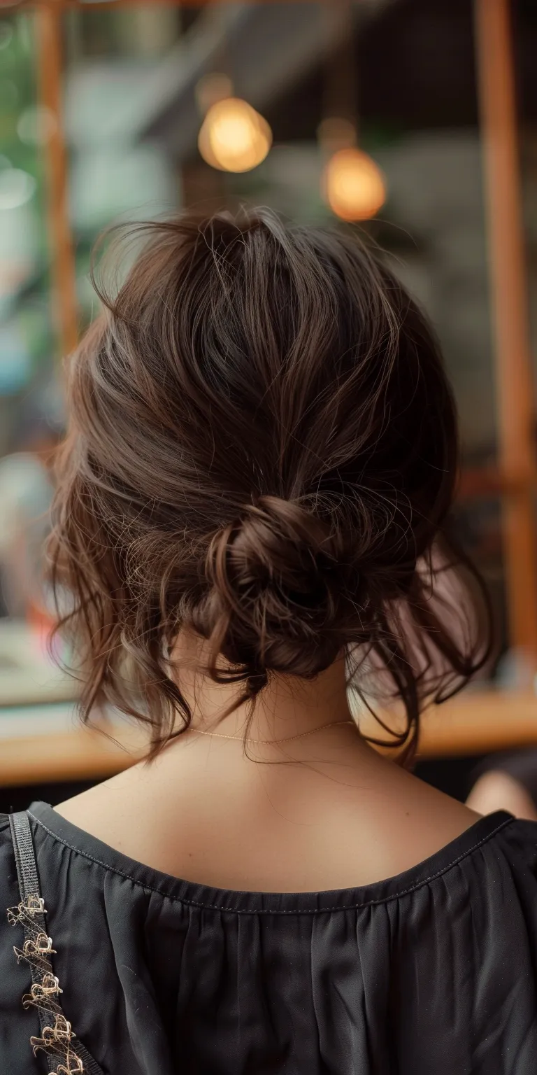 cute hairstyles with bangs Updo, Chignon, Milkmaid braid, Ringlets, Japanese women's