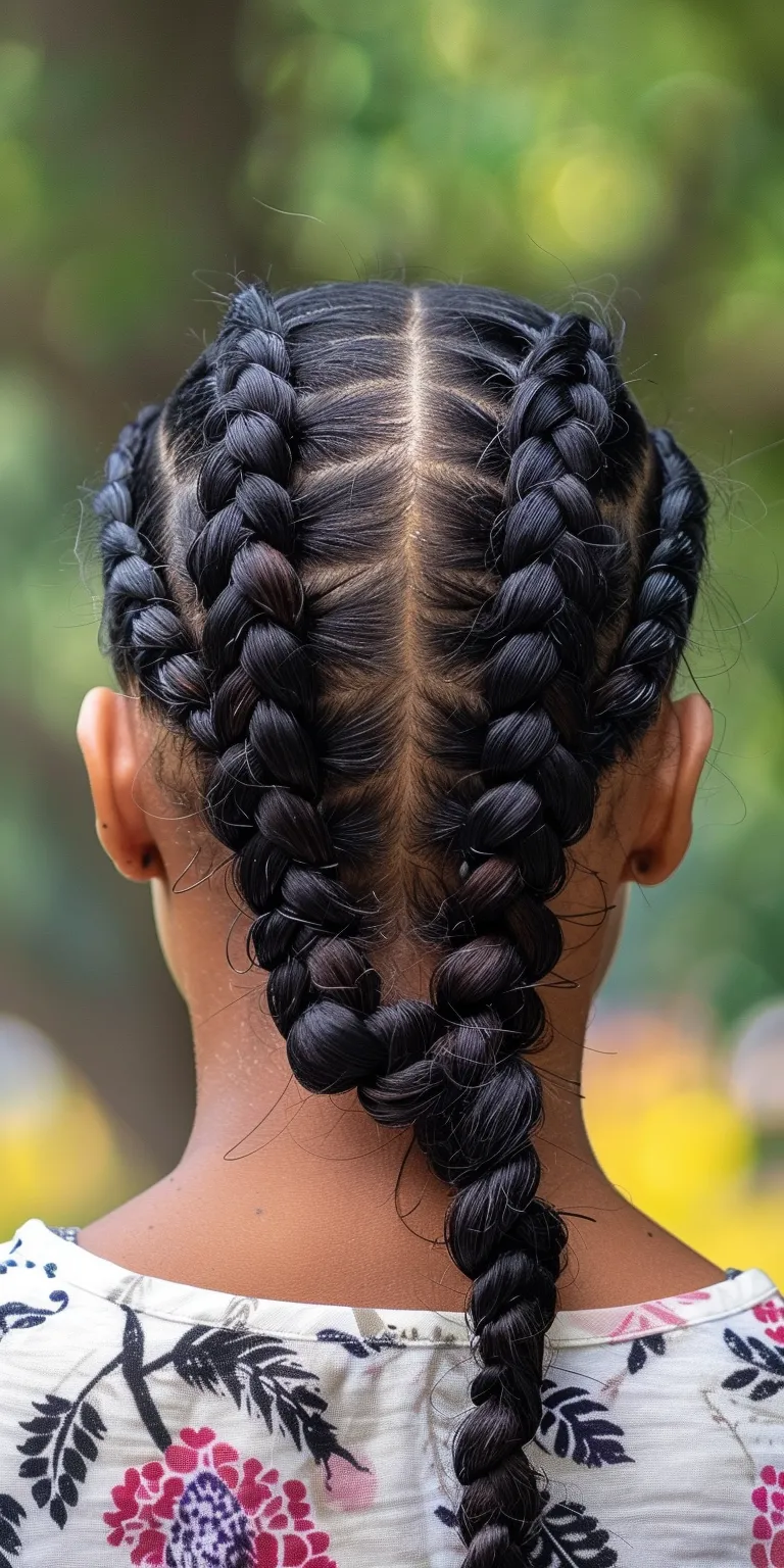 cornrow hairstyles for women Waterfall braids, French twist, Hair twists, braid, Braid