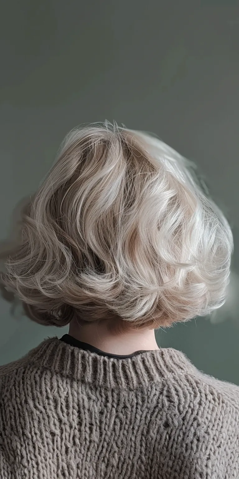 hairstyles for women over 50 Asymmetric cut, Digital perm, Finger wave, Bouffant, Layered hair