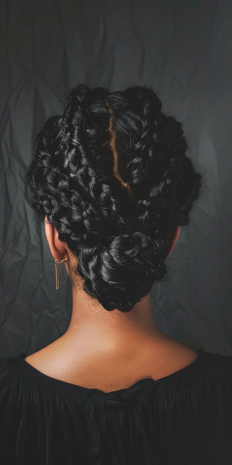 weave hairstyles Waterfall braids, French twist, Updo, Hair twists, Milkmaid braid