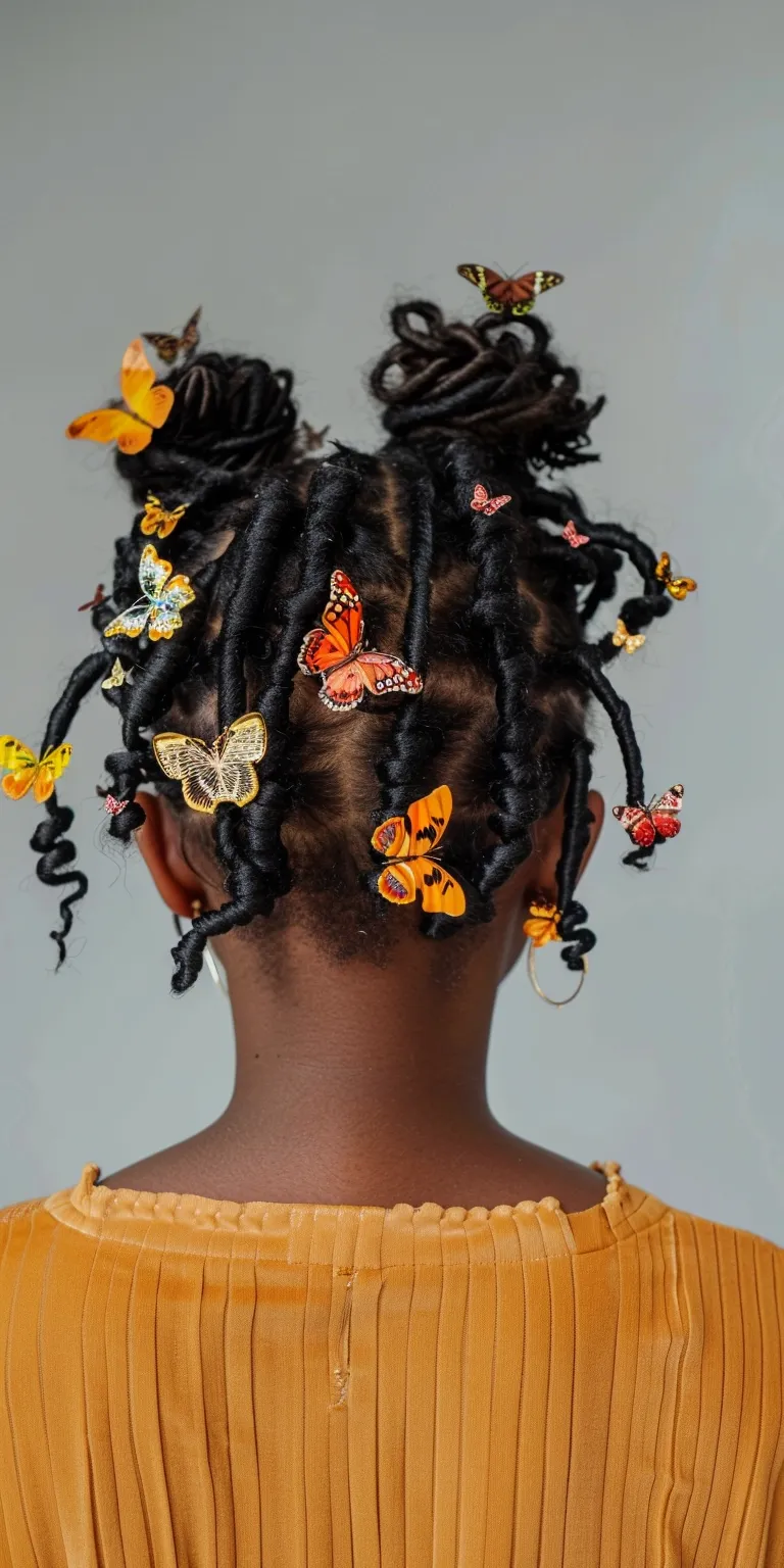 butterfly locs hairstyles Butterfly haircut, Hair twists, Kinky hair, Crochet braids, Beehive