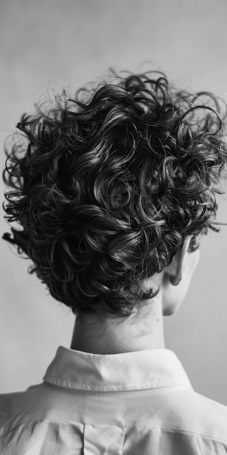 curly hair styles Ringlets, Digital perm, Curly hair, Asymmetric cut, Jheri curl