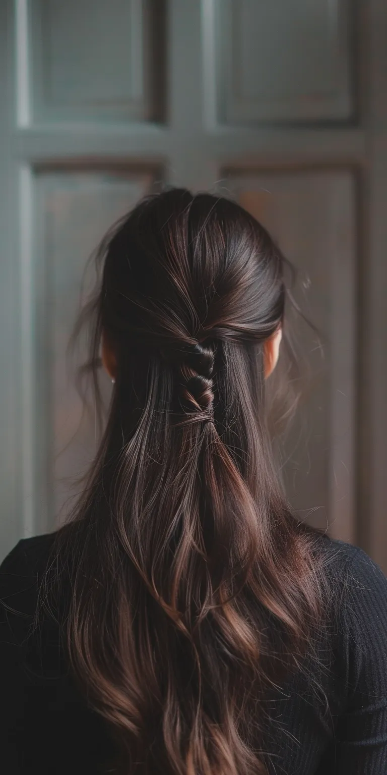 cute easy hairstyles Chignon, Braid, French braid, twist, Updo