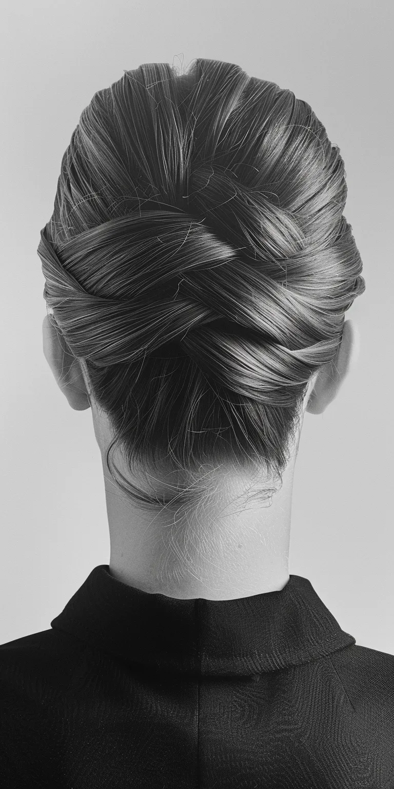 lines hairstyles Chignon, French twist, Updo, Asymmetric cut, Finger wave