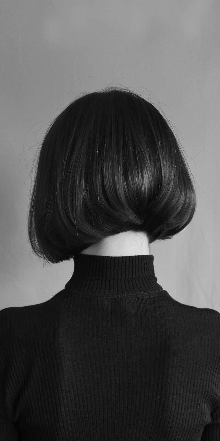 bob cuts Asymmetric cut, Bob Chignon, Short brush Layered hair