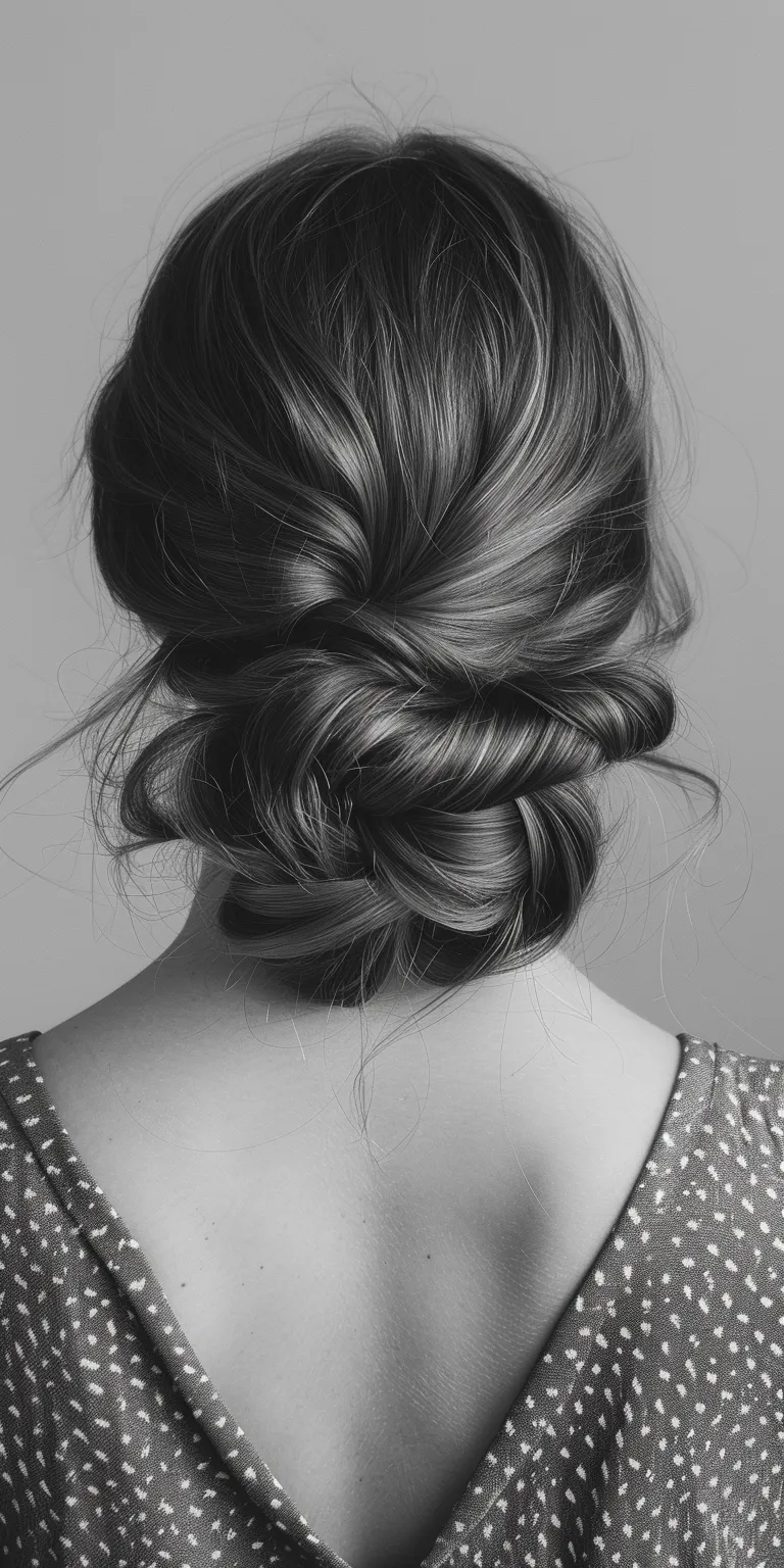 round face shape hairstyles Chignon, Updo, French braid, Waterfall braids, twist