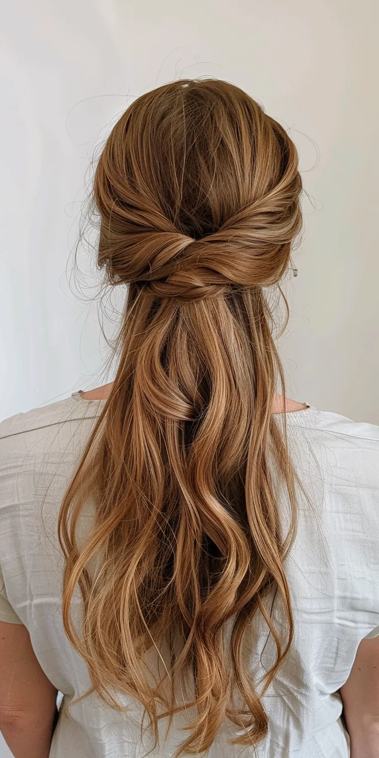 cute hairstyles for medium hair Updo, French twist, Chignon, braid, Milkmaid braid