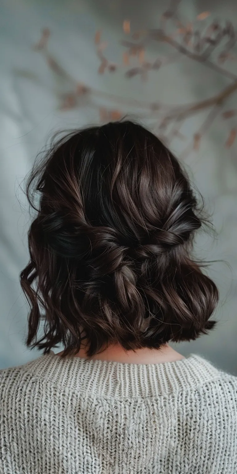 drake hairstyles Updo, Milkmaid braid, Waterfall braids, French twist, Chignon