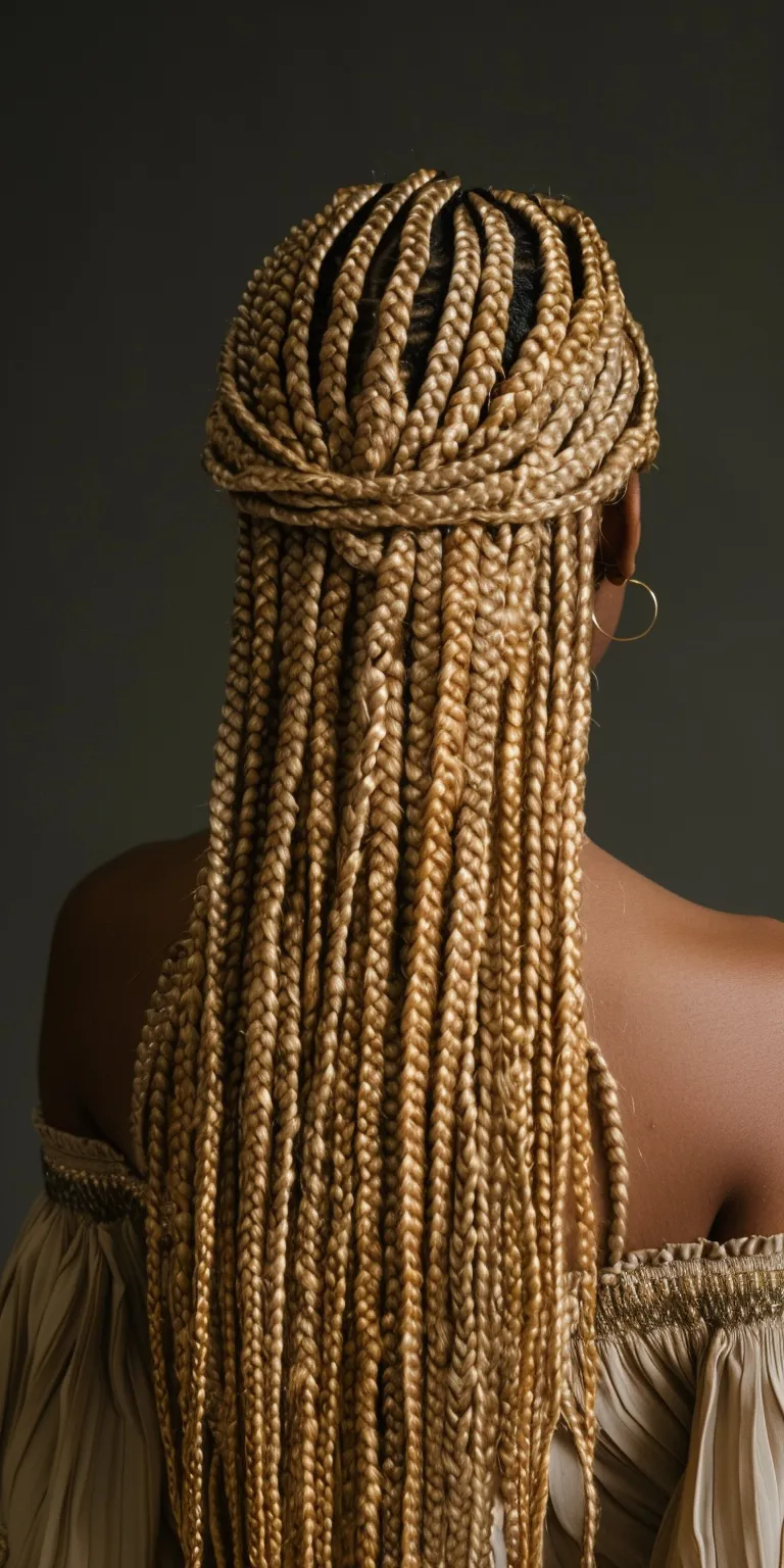 blonde box braids Hair twists, Crochet braids, Dreadlocks, Boho Waterfall