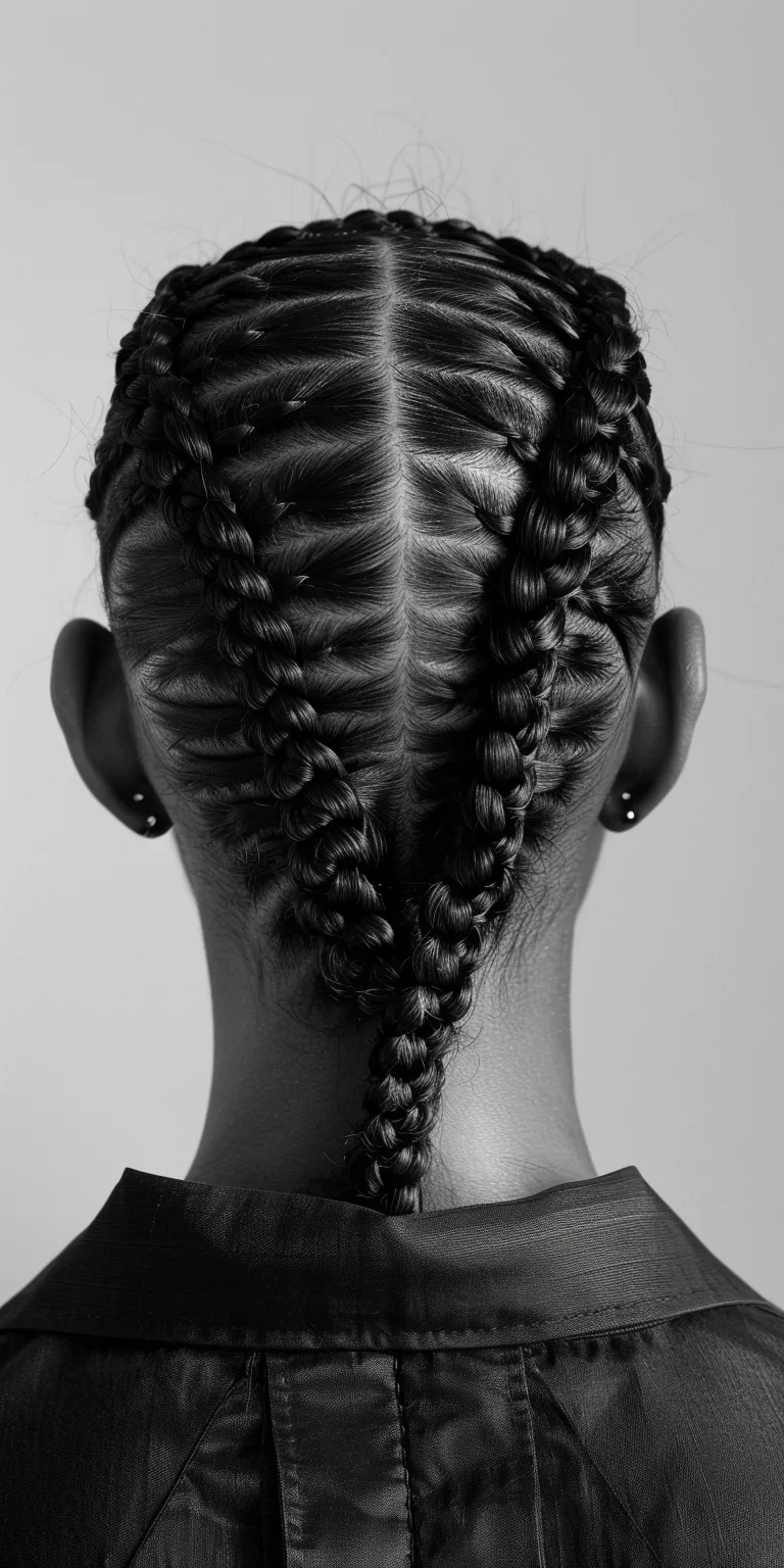 straight back cornrows Cornrows, Hair twists, French braid, Waterfall braids, twist