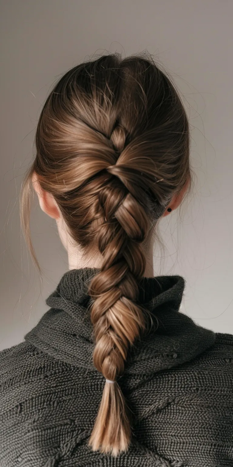 pony hairstyles French braid, Braid, twist, Waterfall braids, Milkmaid braid