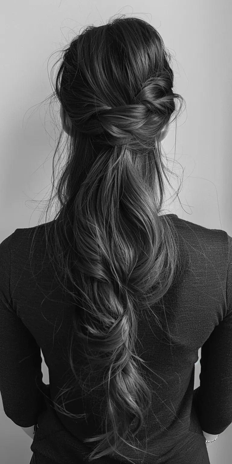 womens hair styles Chignon, French braid, Updo, twist, Milkmaid braid