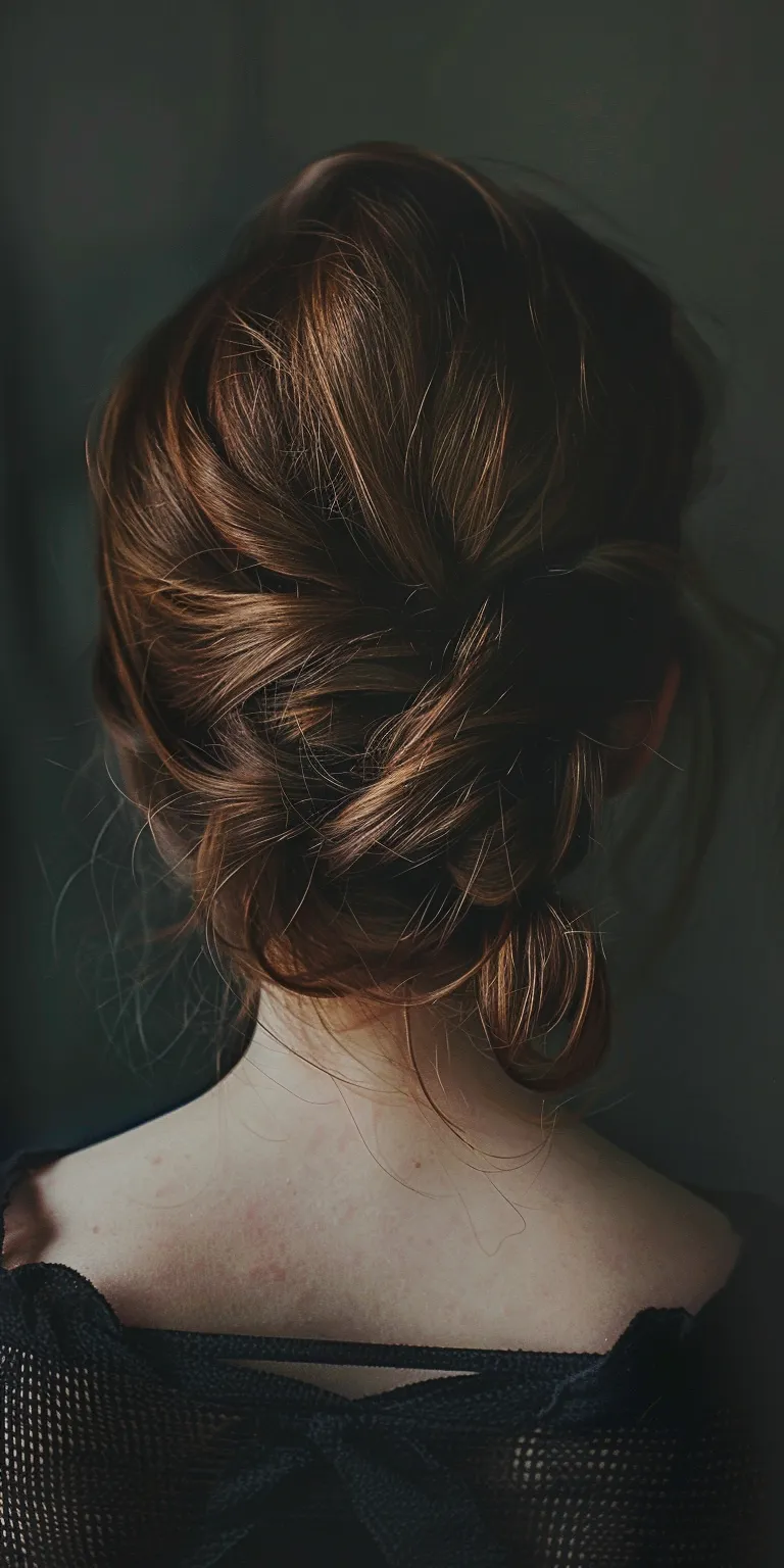 haircuts for oval faces Chignon, Updo, Milkmaid braid, Ballerina bun, French twist