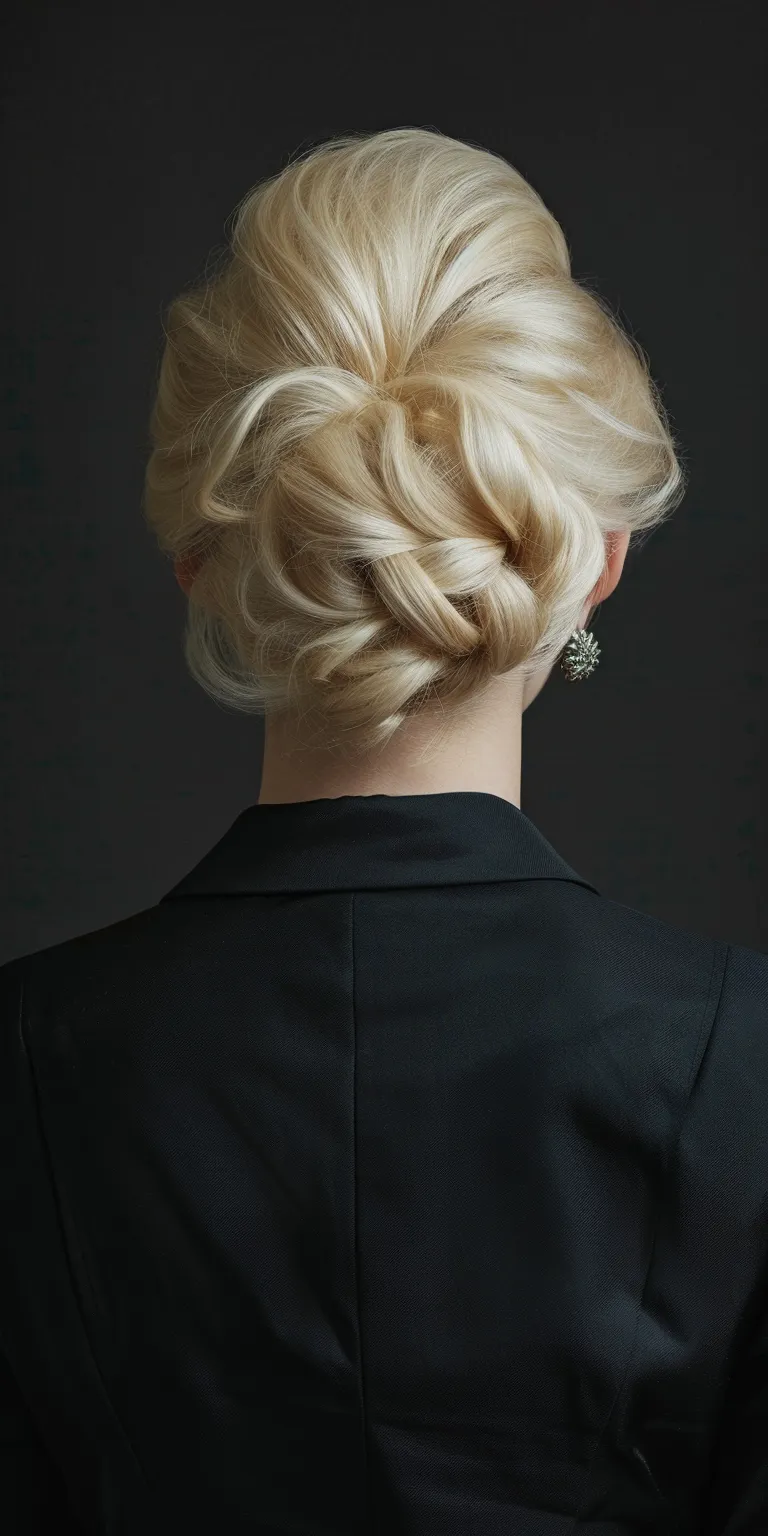 helen mirren hairstyles Chignon, Updo, Finger wave, Milkmaid braid, Bouffant