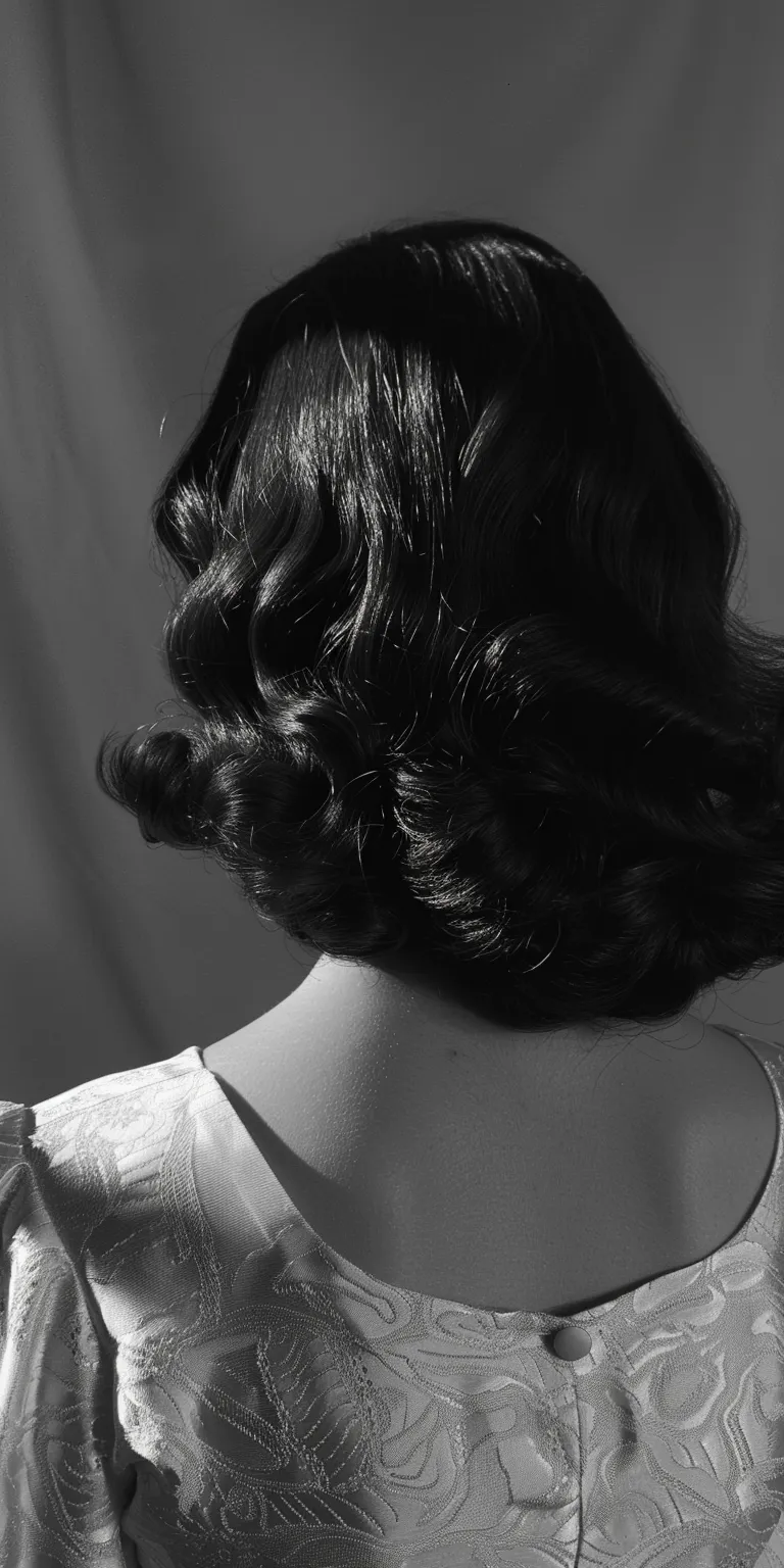 40s hairstyles Finger wave, Milkmaid braid, Pin-up styles, Chignon, Ringlets