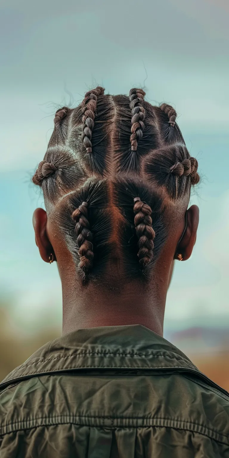 short braided hairstyles Hair twists, French twist, Cornrows, Waterfall braids, Finger wave