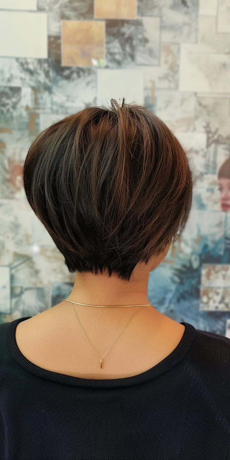 different haircuts Asymmetric cut, Short brush Japanese women's hairstyles, Bob Pixie cut