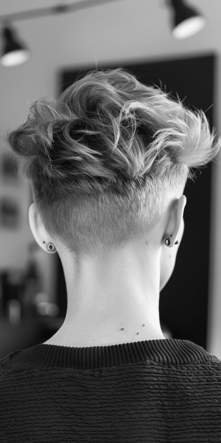 high fade hairstyle Short back and sides, Asymmetric cut, Pompadour, Butterfly haircut, brush cut