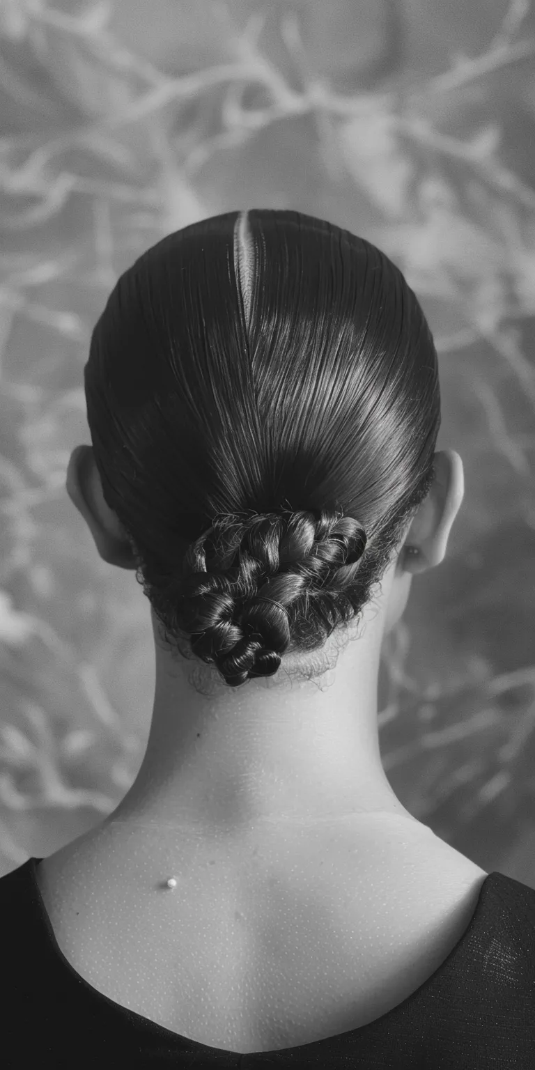 slick back fade Chignon, French braid, Milkmaid Updo, Waterfall braids