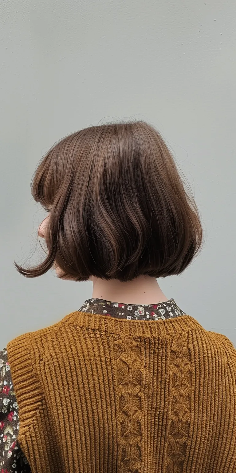 hairstyle remove Bob cut, Asymmetric Butterfly haircut, Short brush Layered hair