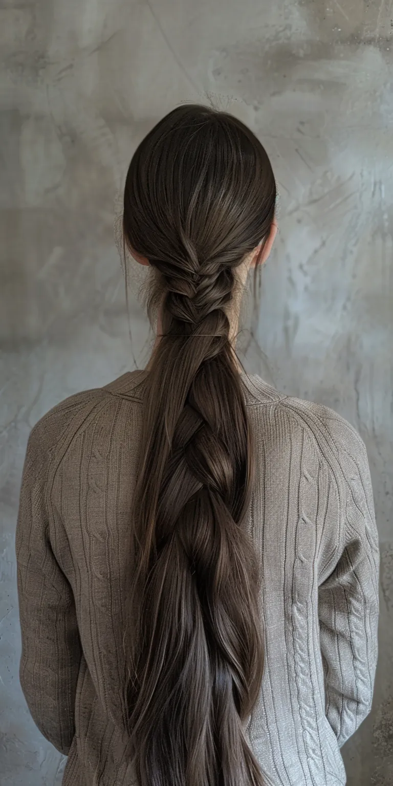 long hair styles for women French braid, Waterfall braids, Braid, twist, Boho braids