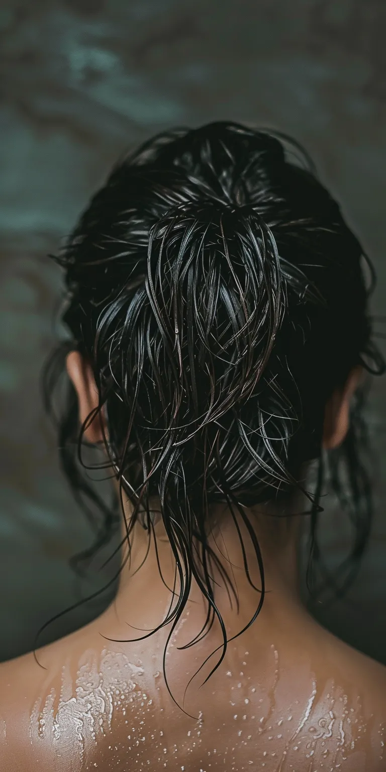 hairstyles for wet hair Feathered hair, Layered Curtained Japanese women's hairstyles, Digital perm