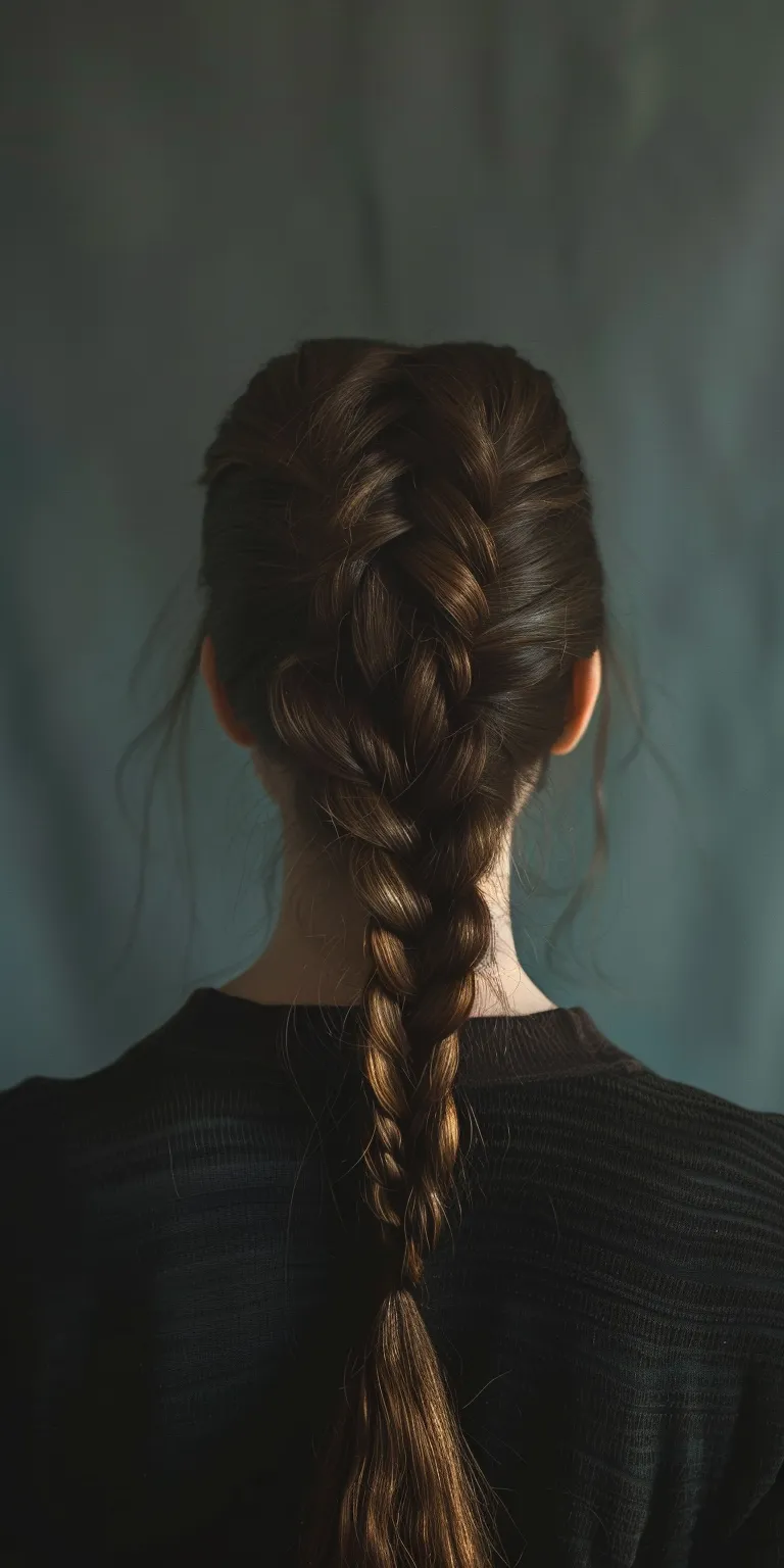 pigtail hairstyles French braid, Braid, twist, Milkmaid Updo