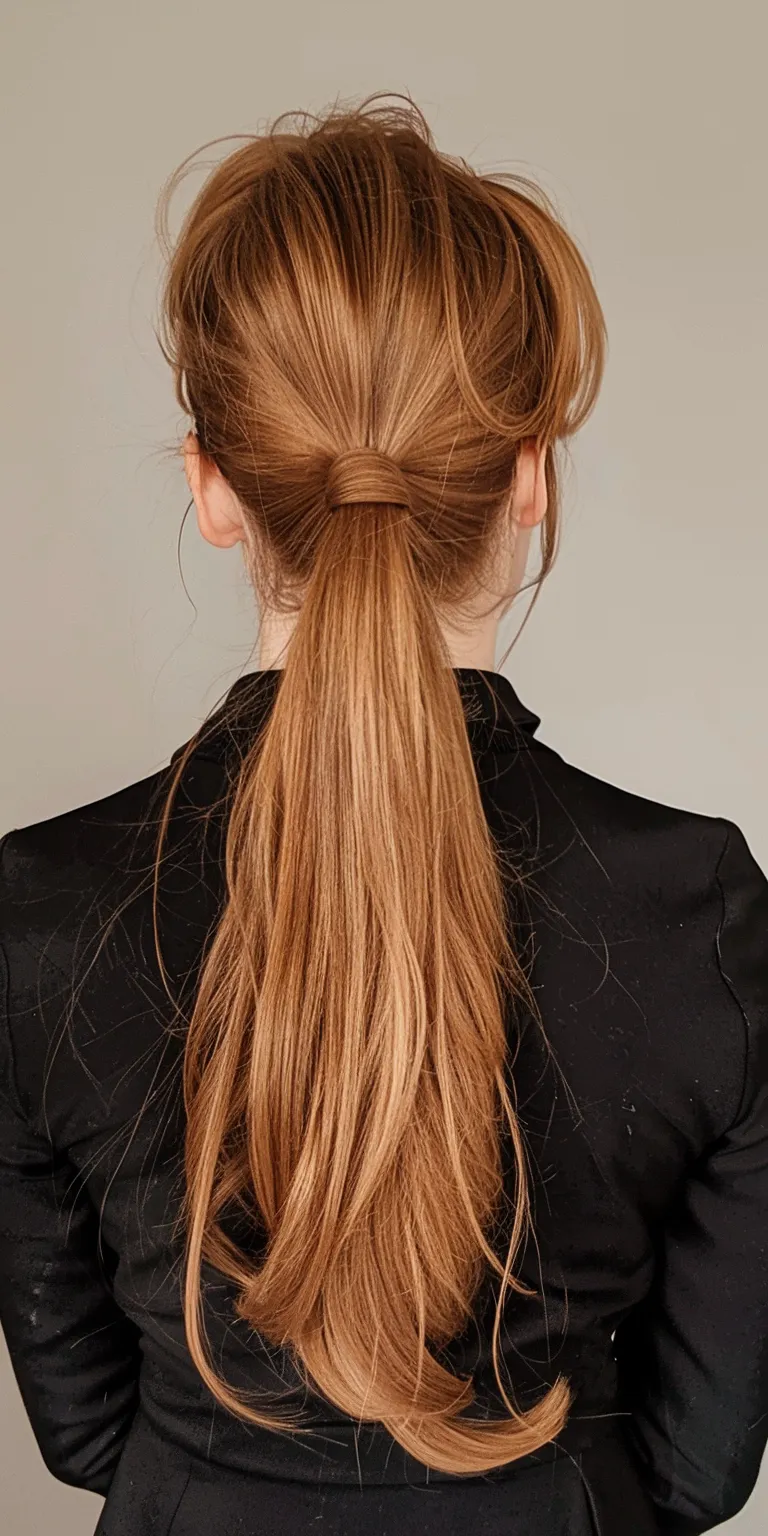 high ponytail hairstyles French twist, Chignon, Ponytail, Updo, braid