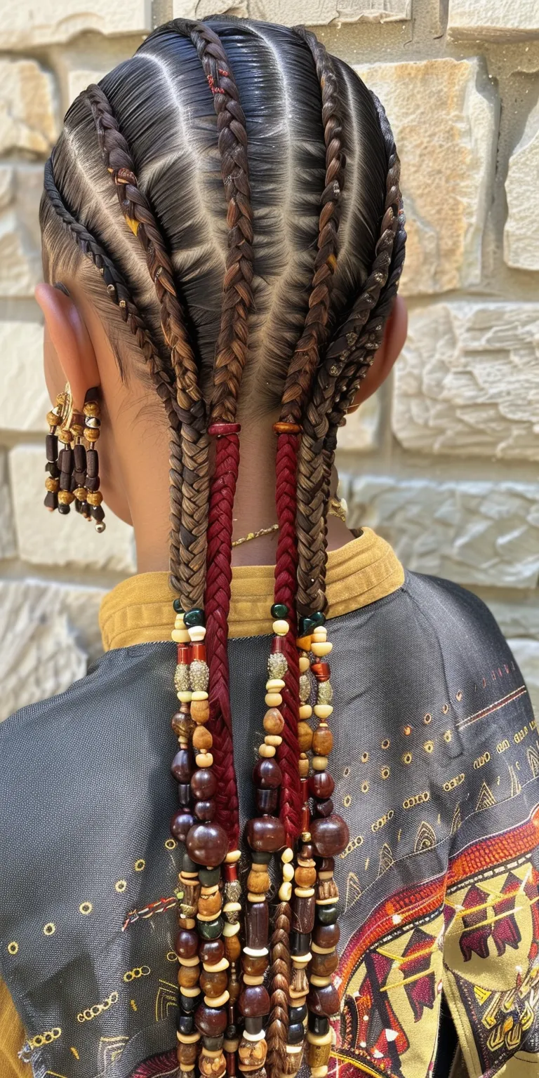 braids to the side Boho braids, Hair twists, Waterfall Crochet Layered hair