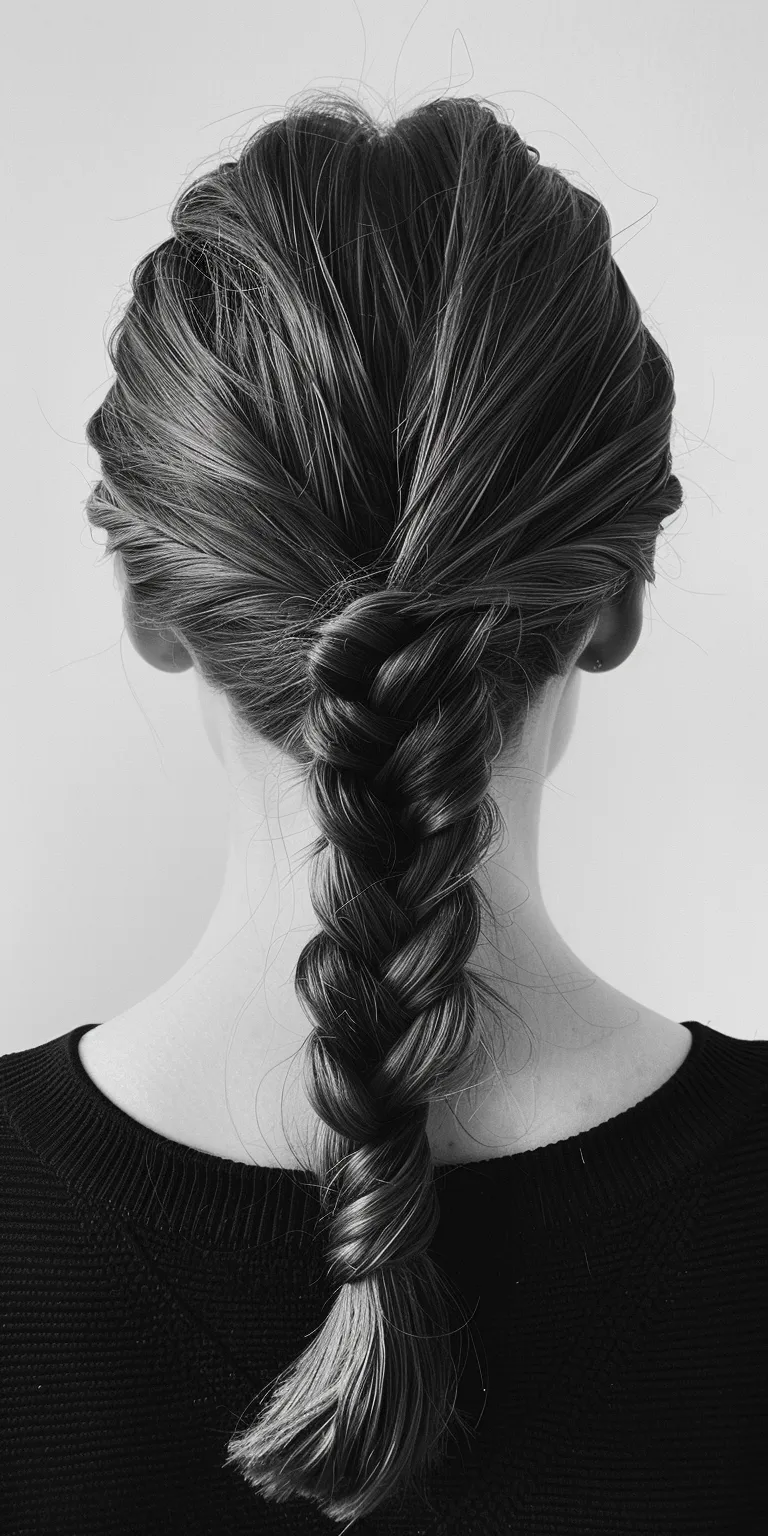 lines hairstyles French braid, Braid, Waterfall braids, twist, Chignon