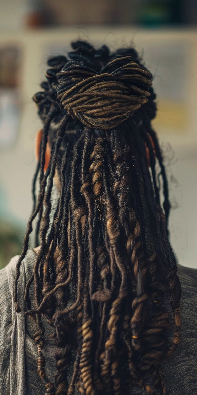 dreads hairstyles for ladies Dreadlocks, Hair twists, Crochet braids, Cornrows, Boho braids