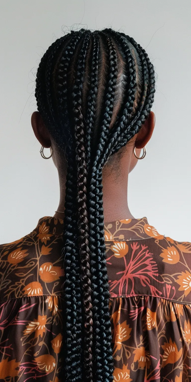 senegalese braids Hair twists, Waterfall braids, Boho Crochet French twist