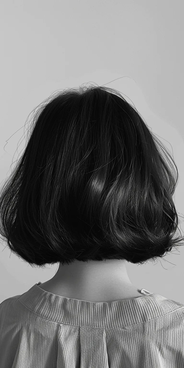 short bobs for women Asymmetric cut, Bob Chignon, Short brush Finger wave