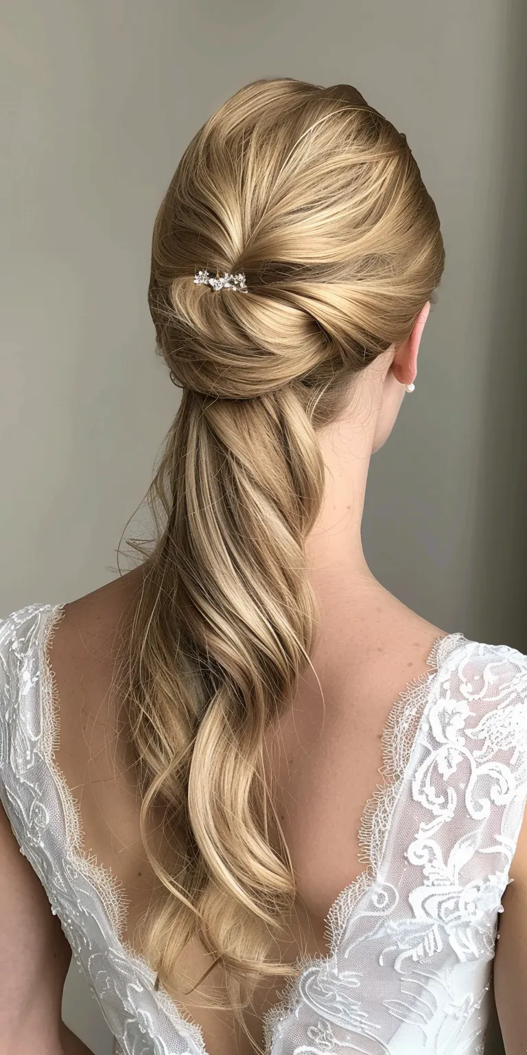 pony hairstyles Waterfall braids, Updo, French twist, braid, Boho braids