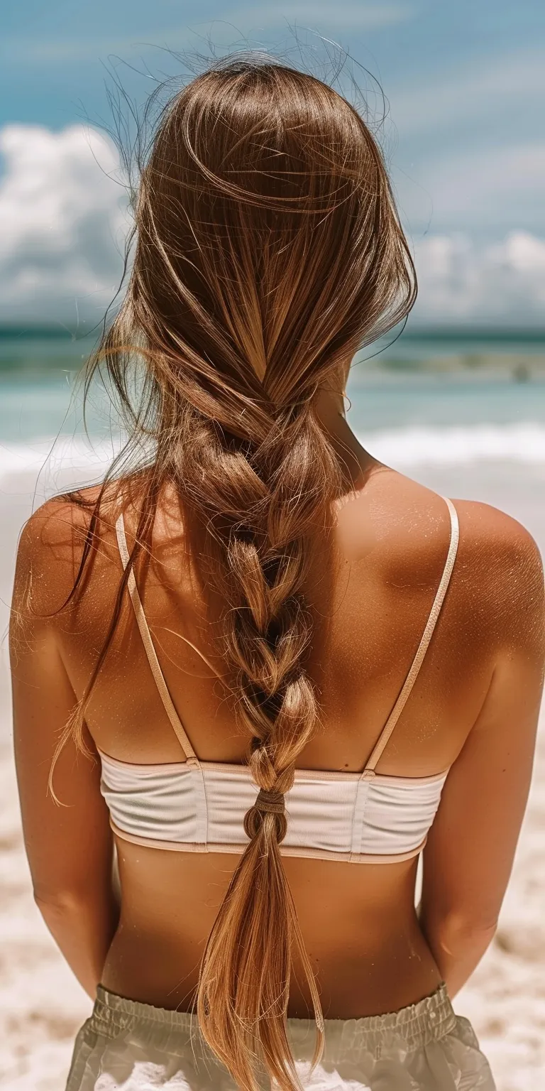 beach hairstyles Boho braids, Waterfall Braid, French braid, Hair twists