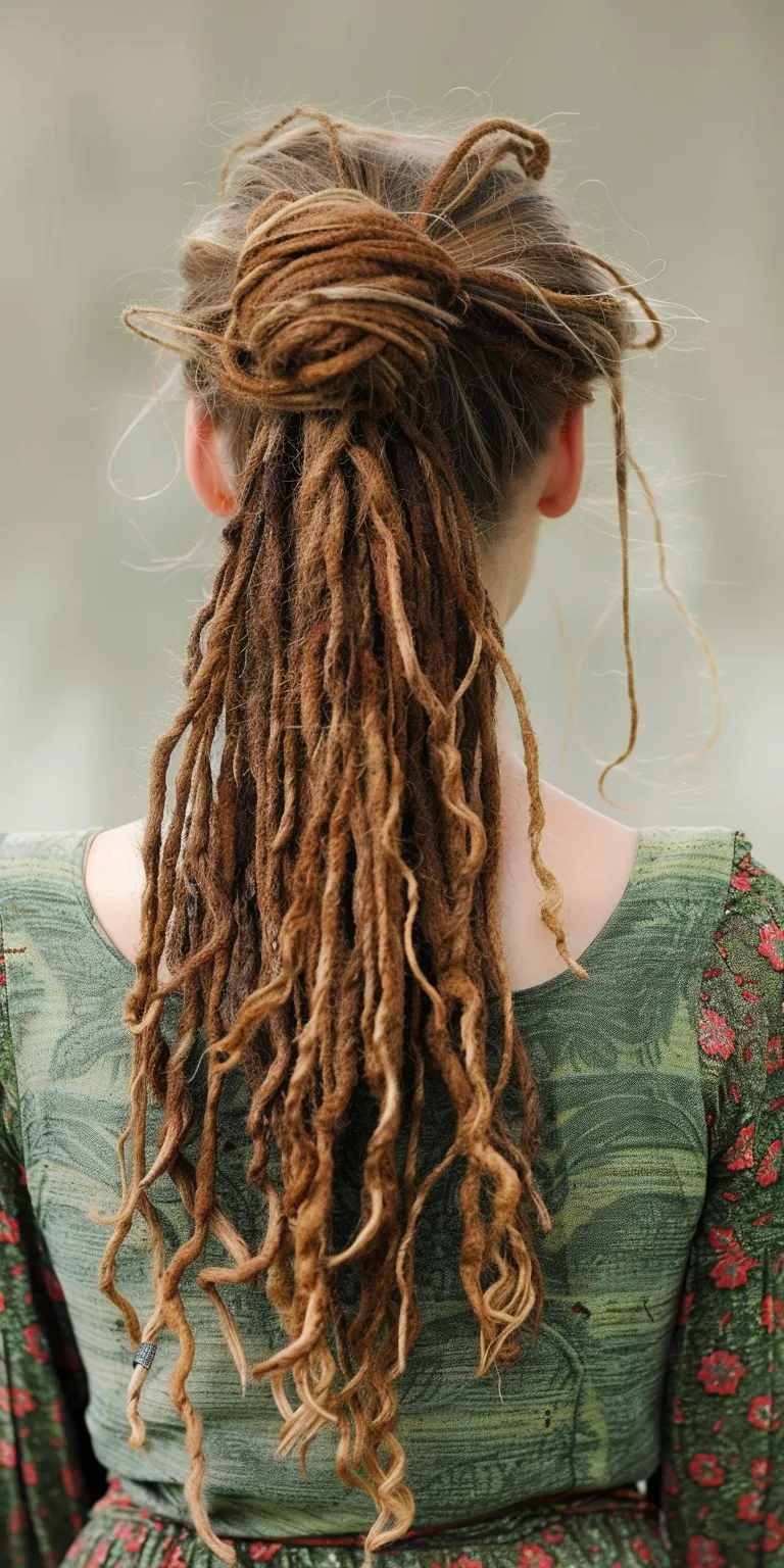 dreads hairstyles for ladies Dreadlocks, Hair twists, Boho braids, Waterfall Ringlets