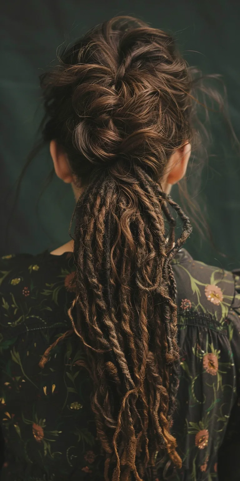 simple dreadlocks hairstyles Boho braids, Waterfall Hair twists, Dreadlocks, Braid