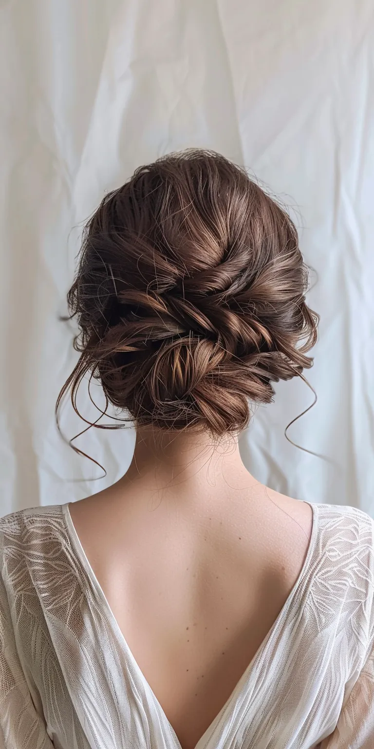 simple hairstyle man Updo, Milkmaid braid, Chignon, Waterfall braids, French twist