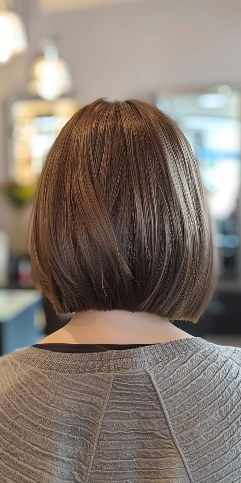 layered bob haircuts Asymmetric cut, Short brush Bob Professional Stacked