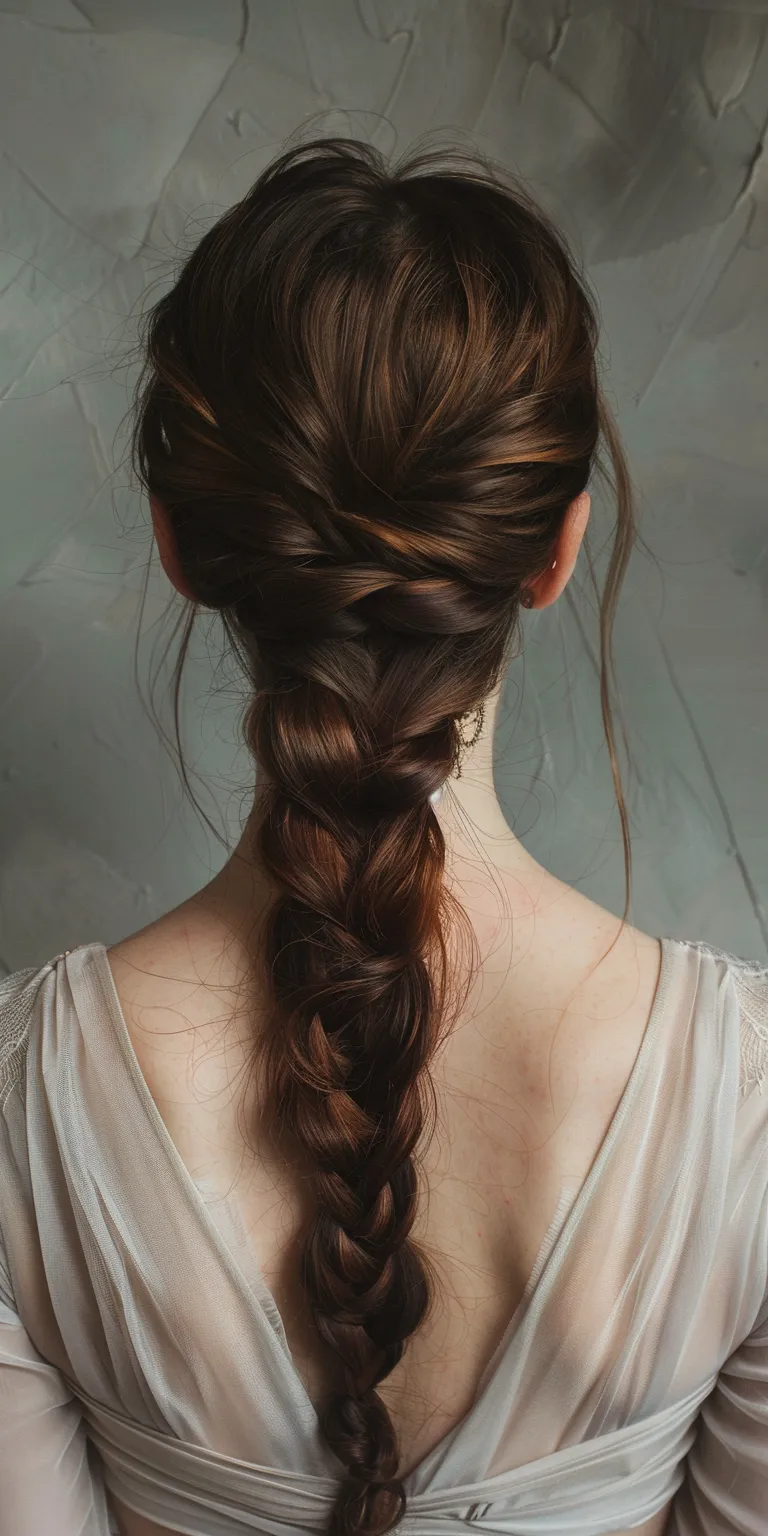 easy long hairstyles French braid, Braid, Milkmaid Waterfall braids, Boho braids