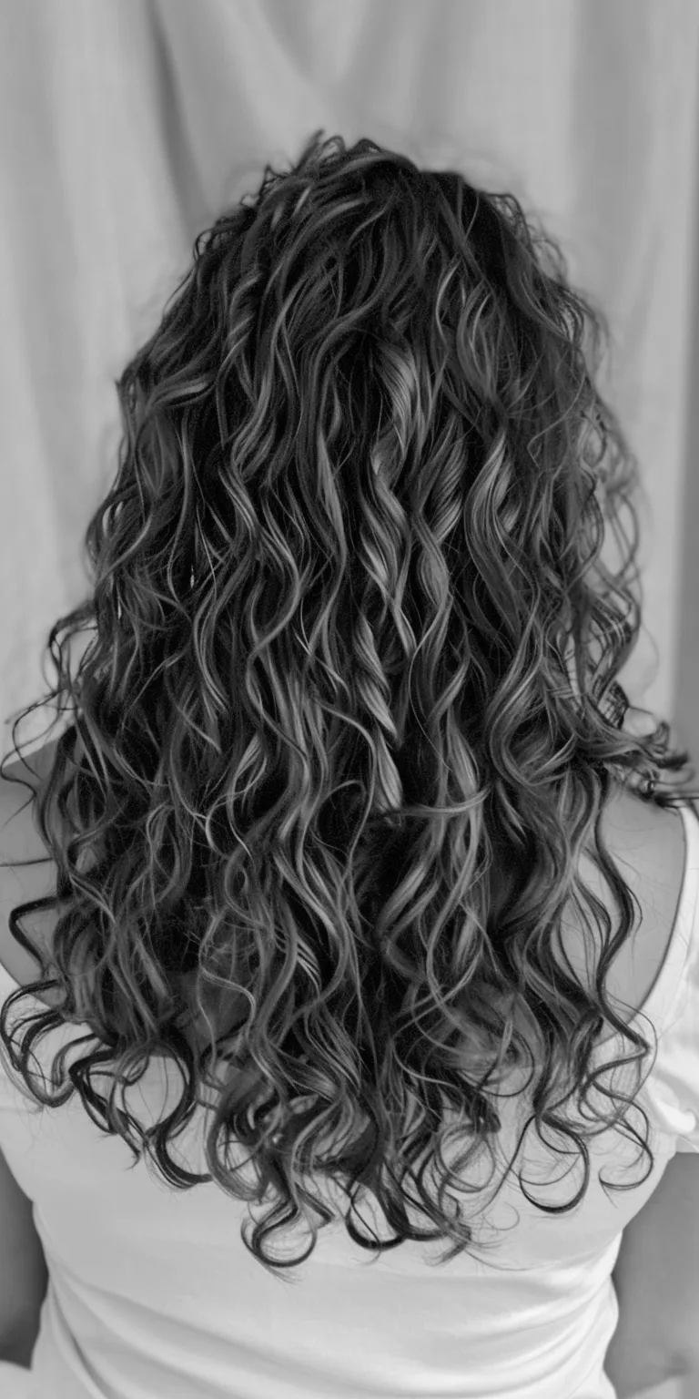 haircuts for long curly hair Ringlets, Curly hair, Waterfall braids, Layered Hair twists