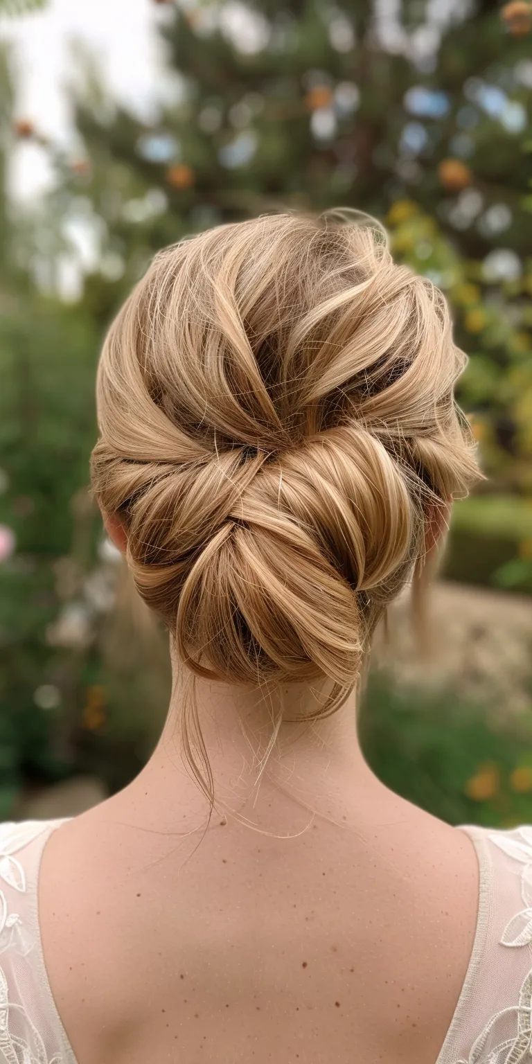 simple wedding hairstyles Updo, French twist, Chignon, Ballerina bun, braid