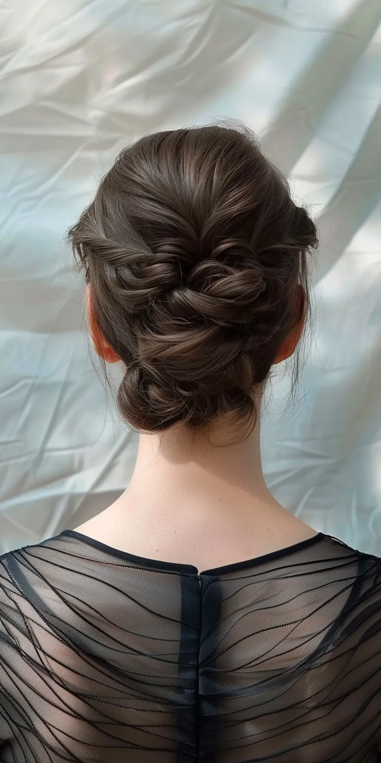 cute updos Updo, Chignon, French twist, Ballerina bun, braid