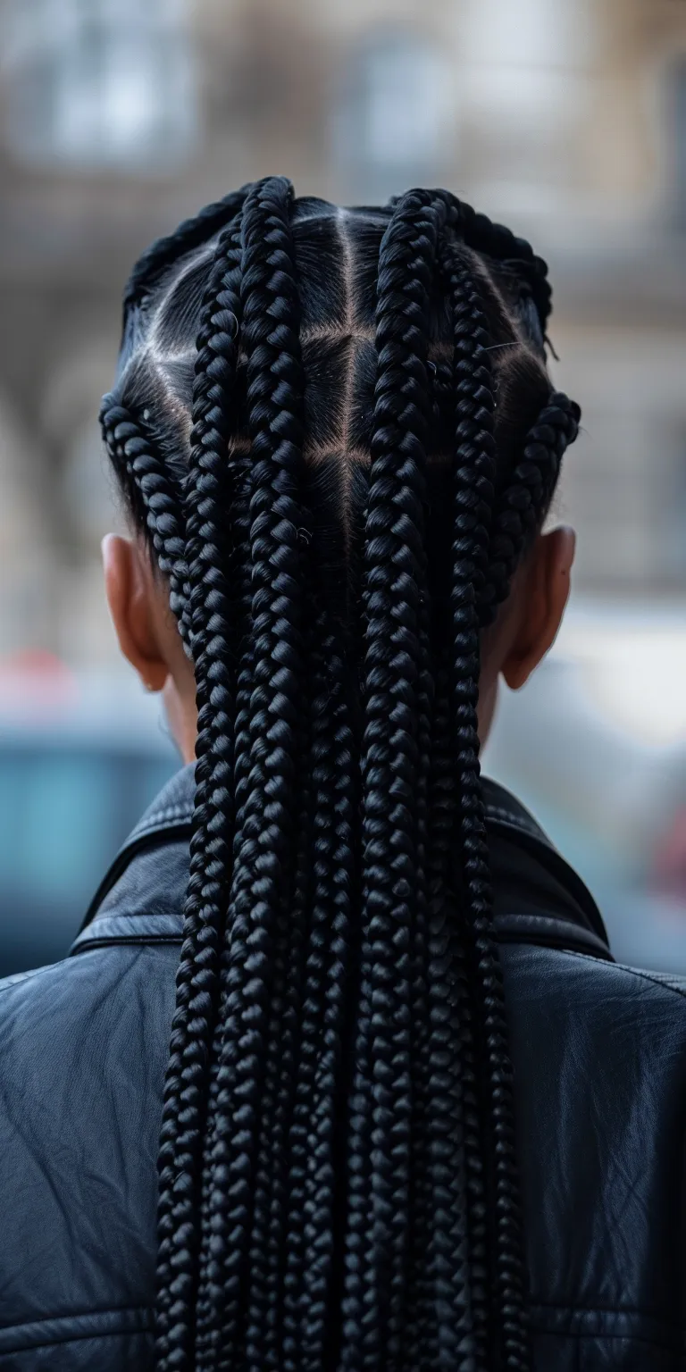 box braids hairstyles French twist, Cornrows, Hair twists, Laid edges, Waterfall