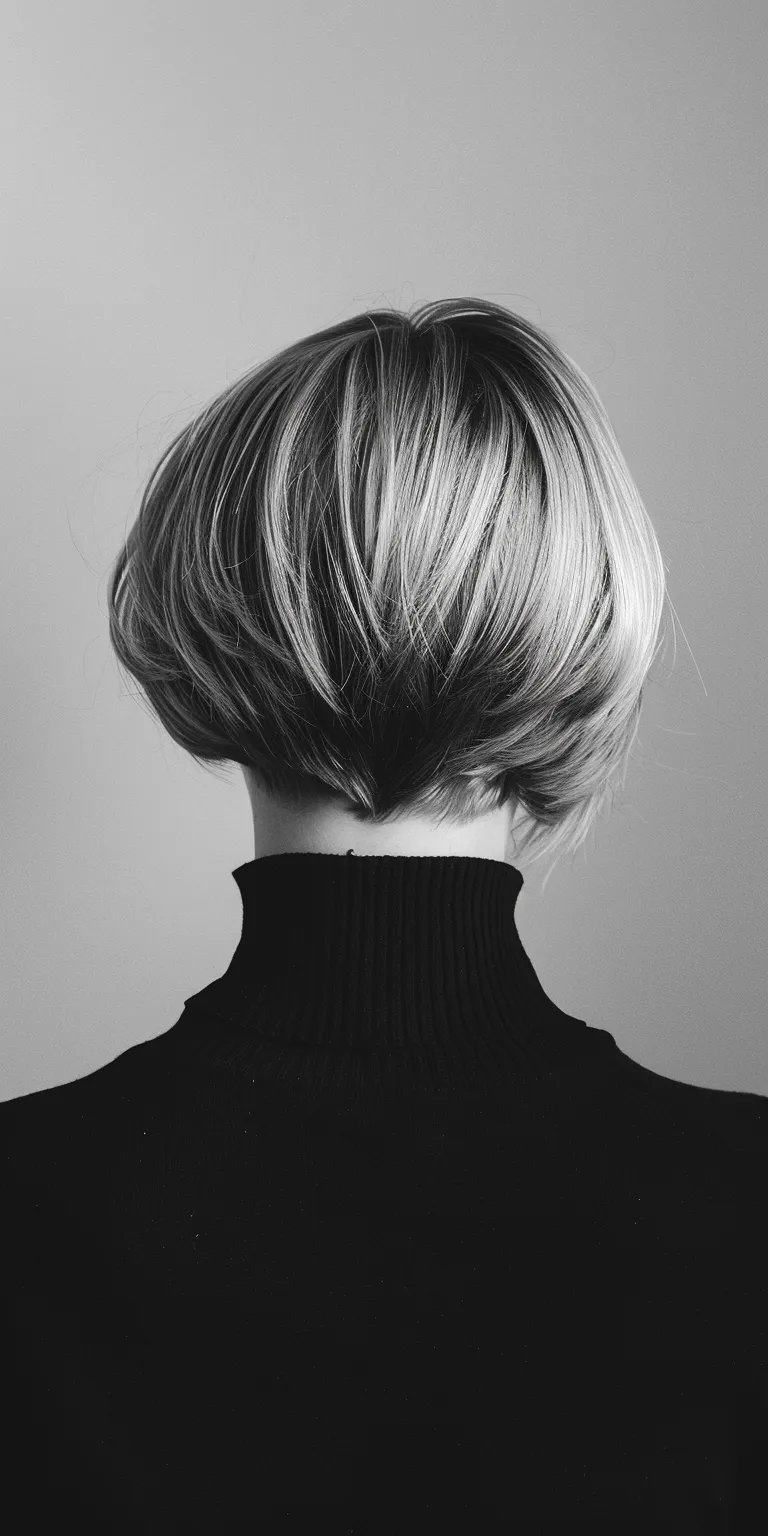 cute short haircuts Chignon, Asymmetric cut, Updo, French twist, Pompadour